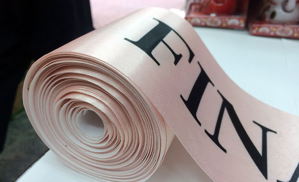 印刷傳媒公司開幕剪綵絲帶訂製 Printing Media Company Opening Ceremony Ribbon
